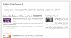Desktop Screenshot of lakasfelujitasbudapest.com